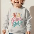 Is It June Yet Back To School Student Groovy Kids Premium Tri-Blend Graphic Toddler Sweatshirt
