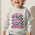 Kids Back To School Skating Rollin Into Second 2nd Grade Graphic Toddler Sweatshirt Kids Back To School Skating Rollin Into Second 2nd Grade Graphic Toddler Sweatshirt