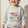 Kids Watch Out First Grade Here I Come 1st Grade Back To School Graphic Toddler Sweatshirt Kids Watch Out First Grade Here I Come 1st Grade Back To School Graphic Toddler Sweatshirt