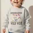 Kindergarten Wild West Goose Cowboy Goose Back To School Graphic Toddler Sweatshirt Kindergarten Wild West Goose Cowboy Goose Back To School Graphic Toddler Sweatshirt
