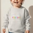 My Last First Day Of High School Back To School Premium Tri-Blend Graphic Toddler Sweatshirt