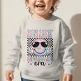 In My Librarian Era Groovy Tie Dye Back To School Graphic Toddler Sweatshirt