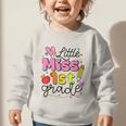 Little Miss 1st Grade Back To School Cute First Grade Girls Graphic Toddler Sweatshirt Little Miss 1st Grade Back To School Cute First Grade Girls Graphic Toddler Sweatshirt
