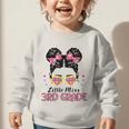 Little Miss 3rd Grade Messy Bun Back To School Graphic Toddler Sweatshirt Little Miss 3rd Grade Messy Bun Back To School Graphic Toddler Sweatshirt