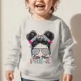 Little Miss Pre-K Girls Back To School Messy Bun Performance Graphic Toddler Sweatshirt Little Miss Pre-K Girls Back To School Messy Bun Performance Graphic Toddler Sweatshirt