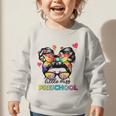 Little Miss Preschool Back To School Messy Kids Girls Graphic Toddler Sweatshirt