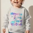 Mermazing First Day Of Fourth Grade Back To School Mermaid Premium Tri-Blend Graphic Toddler Sweatshirt