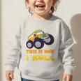 Monster Truck School Bus This Is How I Roll Back To School Graphic Toddler Sweatshirt