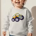 Monster Truck School Bus Yellow Back To School Kids Toddler Graphic Toddler Sweatshirt