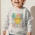 Peace Love 6th Grade Cute Smile Face Back To School Girls Graphic Toddler Sweatshirt Peace Love 6th Grade Cute Smile Face Back To School Girls Graphic Toddler Sweatshirt