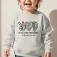 Peace Love Preschool First Day Of Preschool Back To School Graphic Toddler Sweatshirt Peace Love Preschool First Day Of Preschool Back To School Graphic Toddler Sweatshirt