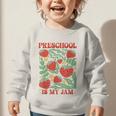 Preschool Is My Jam Boho Floral Strawberry Back To School Graphic Toddler Sweatshirt Preschool Is My Jam Boho Floral Strawberry Back To School Graphic Toddler Sweatshirt