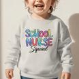 School Nurse Squad Tie Dye Back To School Appreciation Graphic Toddler Sweatshirt School Nurse Squad Tie Dye Back To School Appreciation Graphic Toddler Sweatshirt