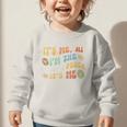 School Psych Psychologist Back To School Groovy Vintage Graphic Toddler Sweatshirt