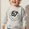 Six Seven Meme Viral Internet Sound 67 Back To School Graphic Toddler Sweatshirt