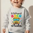 Welcome Back To School Outfit School Bus Driver Graphic Toddler Sweatshirt