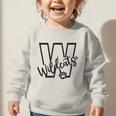 Wildcats School Sports Fan Team Spirit Mascot Back To School Graphic Toddler Sweatshirt