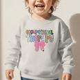 Women Occupational Therapy OT Pencil Bow Back To School COTA Graphic Toddler Sweatshirt Women Occupational Therapy OT Pencil Bow Back To School COTA Graphic Toddler Sweatshirt