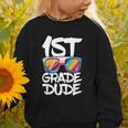 1st Grade Dude Shirt Back To School First Grade Boy Girl Graphic Toddler Sweatshirt 1st Grade Dude Shirt Back To School First Grade Boy Girl Graphic Toddler Sweatshirt