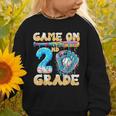 2nd Grade Back To School Baseball Drip Ice Cream Game On Graphic Toddler Sweatshirt