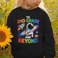 2nd Grade And Beyond Second Grade Astronaut Back To School Graphic Toddler Sweatshirt