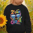 2nd Grade Just Got Cooler Shirt Back To School Kids Graphic Toddler Sweatshirt 2nd Grade Just Got Cooler Shirt Back To School Kids Graphic Toddler Sweatshirt