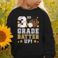 3rd Grade Batter Up Baseball First Day Back To School Graphic Toddler Sweatshirt 3rd Grade Batter Up Baseball First Day Back To School Graphic Toddler Sweatshirt