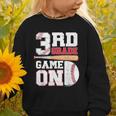 3rd Grade Game On Back To School Baseball Boy Third Grade Graphic Toddler Sweatshirt