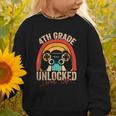4th Grade Unlocked Level Up Gamer Back To School Fourth Graphic Toddler Sweatshirt