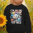 4th Grade Is Out Of This World Back To School Astronaut Graphic Toddler Sweatshirt