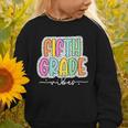 5th Fifth Grade Vibes Back To School Dalmatian Dots Graphic Toddler Sweatshirt 5th Fifth Grade Vibes Back To School Dalmatian Dots Graphic Toddler Sweatshirt