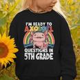 5th Grade Kids Axolotl Questions Back To School Graphic Toddler Sweatshirt