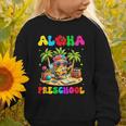 Aloha Preschool Pineapple Hawaii Back To School Kids Girl Graphic Toddler Sweatshirt