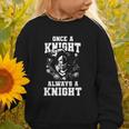 Always A Knight Back To School Spirit Graphic Toddler Sweatshirt