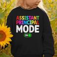 Assistant Principal Mode On Back To School Vice Principals Graphic Toddler Sweatshirt Assistant Principal Mode On Back To School Vice Principals Graphic Toddler Sweatshirt
