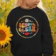 Attendance School Clerk Appreciation Week Back To School Graphic Toddler Sweatshirt