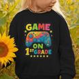 Back To School 1st Grade Boys Gamer First Day School Level Graphic Toddler Sweatshirt Back To School 1st Grade Boys Gamer First Day School Level Graphic Toddler Sweatshirt