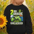 Back To School 2nd Second Grade Level Unlocked Gamer Kid Graphic Toddler Sweatshirt Back To School 2nd Second Grade Level Unlocked Gamer Kid Graphic Toddler Sweatshirt