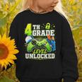 Back To School 4th Fourth Grade Level Unlocked Gamer Kid Graphic Toddler Sweatshirt Back To School 4th Fourth Grade Level Unlocked Gamer Kid Graphic Toddler Sweatshirt