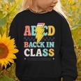 Back To School ABCD Back In Class Graphic Toddler Sweatshirt