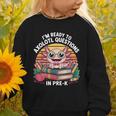 Back To School Axolotl Design For Pre-K Students Graphic Toddler Sweatshirt Back To School Axolotl Design For Pre-K Students Graphic Toddler Sweatshirt