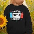 Back To School Game On 10th Grade Gamer Kids Boys Girl Graphic Toddler Sweatshirt Back To School Game On 10th Grade Gamer Kids Boys Girl Graphic Toddler Sweatshirt