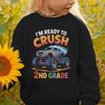 Back To School I'm Ready To Crush 2nd Grade Graphic Toddler Sweatshirt Back To School I'm Ready To Crush 2nd Grade Graphic Toddler Sweatshirt