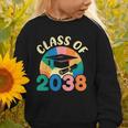 Back To School Pre-K Kindergarten Graduation Class Of 2038 Graphic Toddler Sweatshirt
