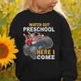 Back To School Preschool Here I Come For Boy Kids Truck Graphic Toddler Sweatshirt Back To School Preschool Here I Come For Boy Kids Truck Graphic Toddler Sweatshirt
