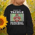 Back To School Ready To Tackle Preschool Football Theme Graphic Toddler Sweatshirt Back To School Ready To Tackle Preschool Football Theme Graphic Toddler Sweatshirt