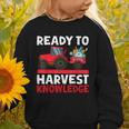 Back To School Tractor Farmer Boys First Day Of School Kids Graphic Toddler Sweatshirt
