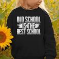 Back To School Vibes Old School Is The Best School Graphic Toddler Sweatshirt Back To School Vibes Old School Is The Best School Graphic Toddler Sweatshirt