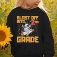 Blast Off Into Second Grade Back To School 2nd Graders Graphic Toddler Sweatshirt Blast Off Into Second Grade Back To School 2nd Graders Graphic Toddler Sweatshirt