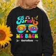 Bruh We Back Custodian Back To School Graphic Toddler Sweatshirt Bruh We Back Custodian Back To School Graphic Toddler Sweatshirt